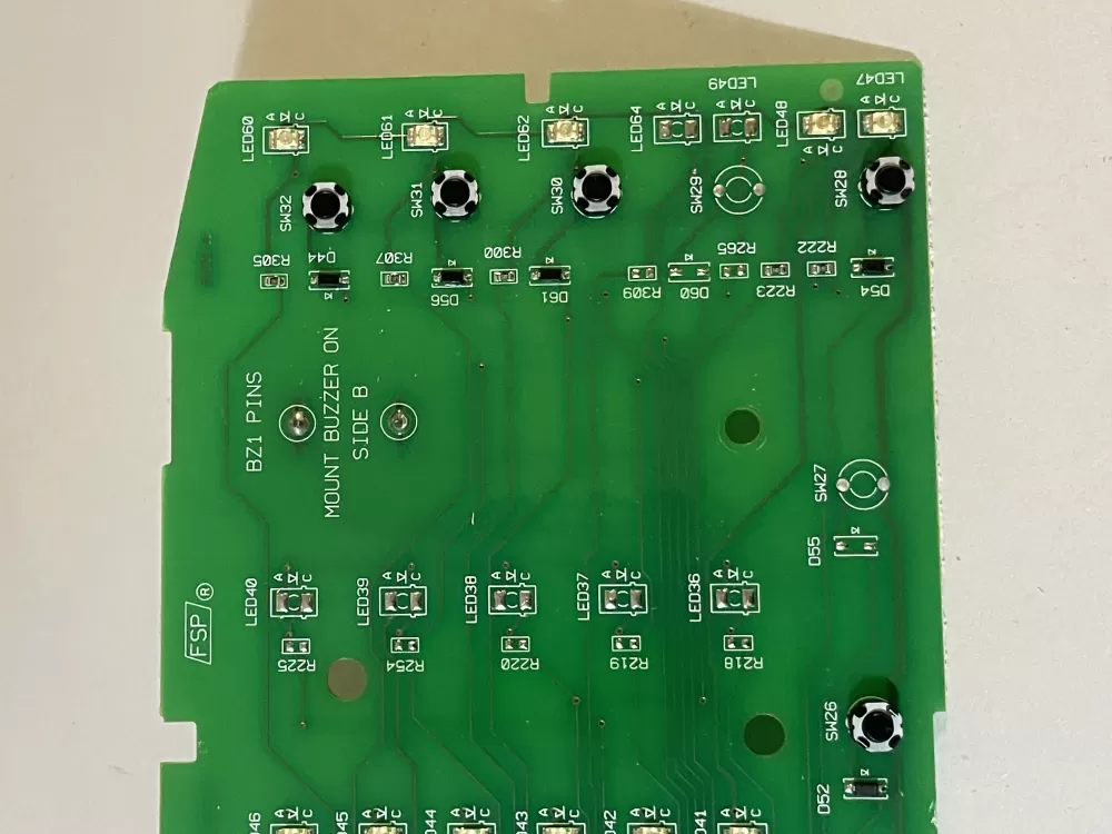 Whirlpool W10051161 Dryer User Interface Control Board AZ129797 | KM2327