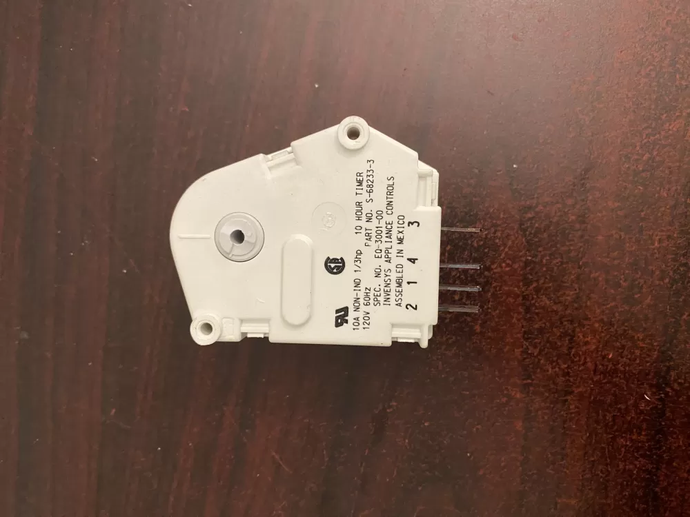 Maytag  Jenn-Air  Admiral  Magic Chef AP6010564 63001580 66556-8 68233-2 68233-3 69543-4 69543-6 WP68233-3 PS11743747 S-68233-3 Refrigerator Defrost Timer