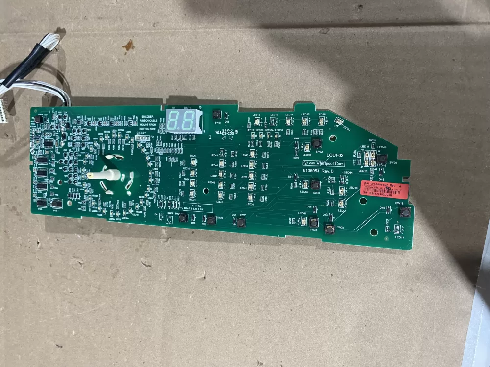 Whirlpool W10399102 WPW10394244 Washer Control Board