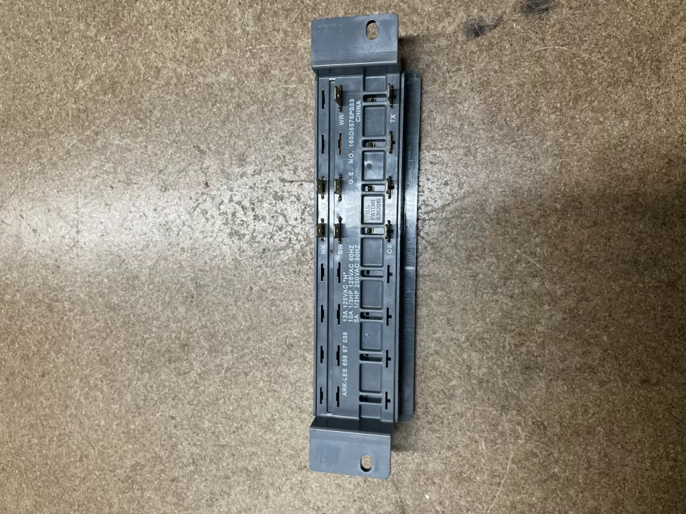 GE Hotpoint 165D5576P033 Dishwasher Button Control Panel AZ2066 | KM1627