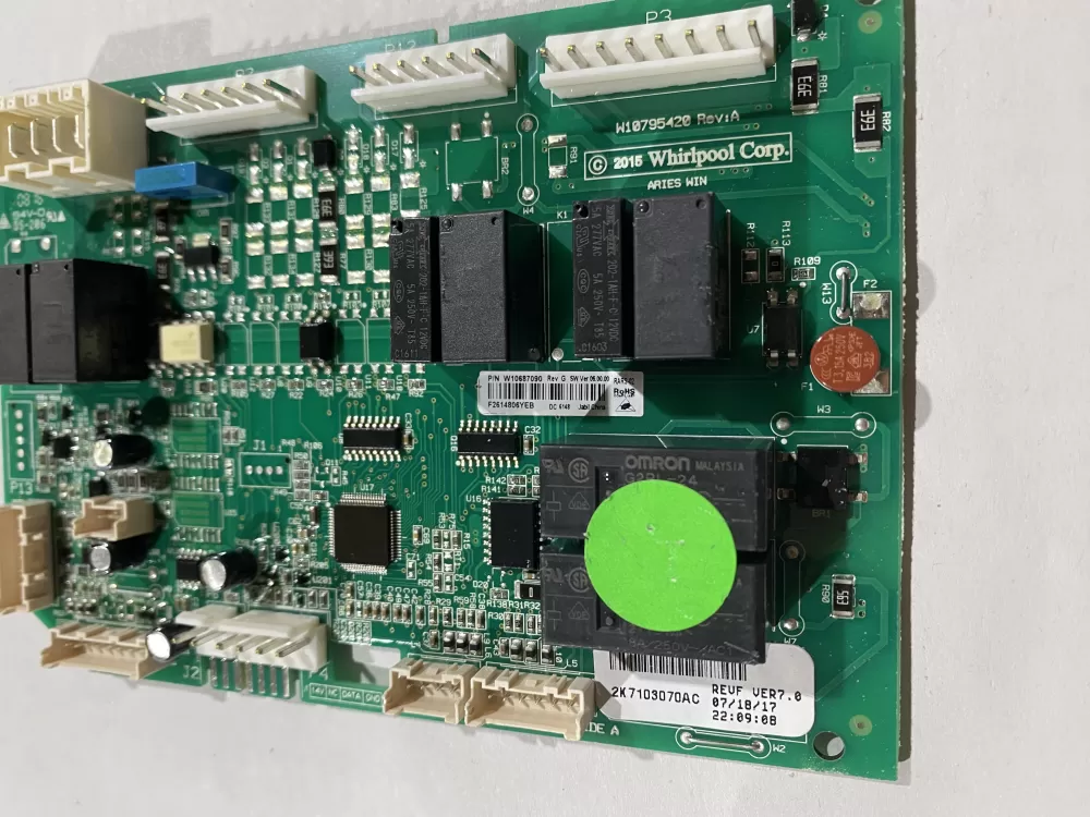Whirlpool W10872523 W11169503 Refrigerator Control Board AZ185943 | BK2725