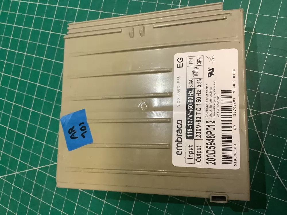 GE 200D5948P012 Refrigerator Control Board Inverter AZ198275 | AR101