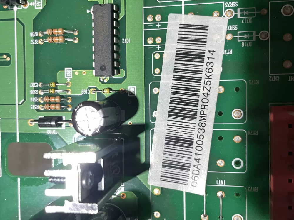 Samsung DA41 00538M Refrigerator Control Board AZ77932 | Wmv580