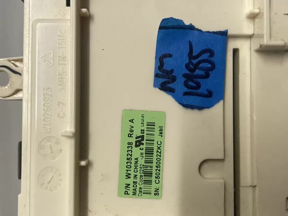 Whirlpool W10352338 Washer Control Board Interface AZ209648 | Wm1985
