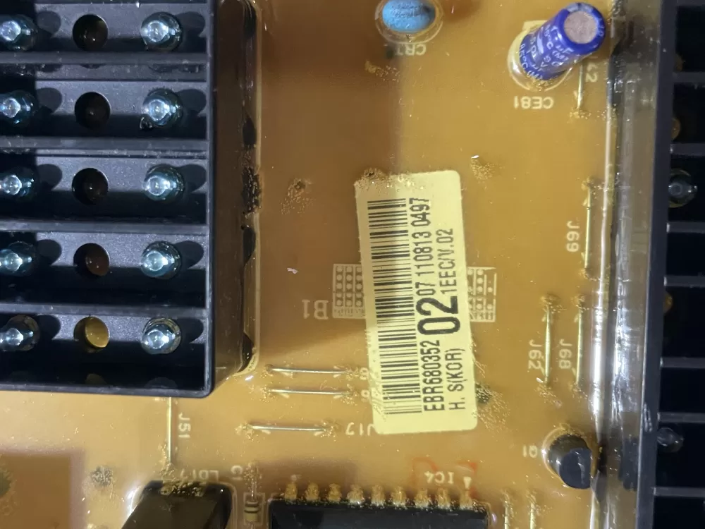 Kenmore LG EBR68035202 Dryer User Interface Control Board AZ192839 | Wmv881