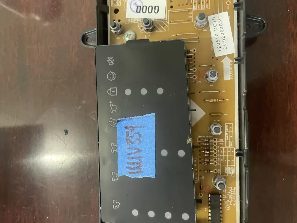 Samsung PDC92 00303C Washer Control Board User Interface AZ30262 | KMV354
