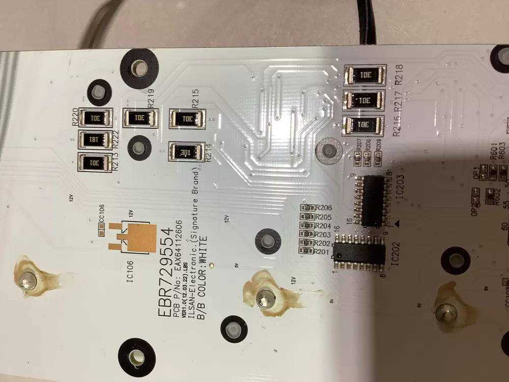 EBR72955406 Refrigerator Control Board Pcb Display AZ142623 | ZC2398