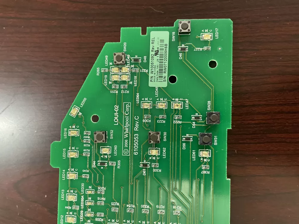 Whirlpool Maytag AP6014796 W10051092 Washer Control Board AZ76836 | KM1690