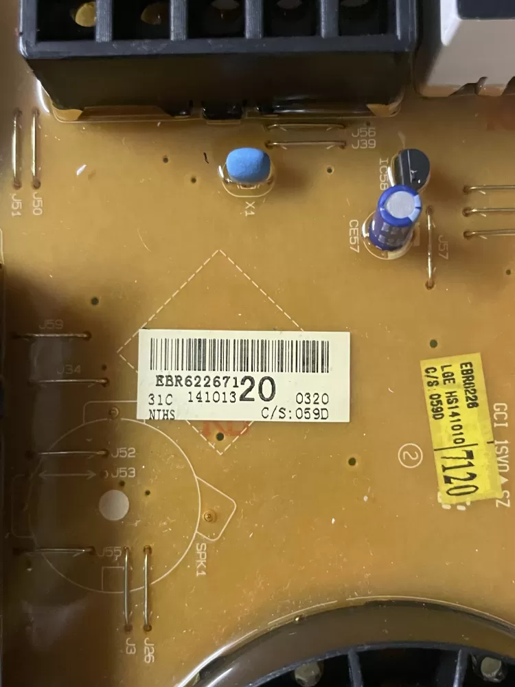 LG EBR62267120 Washer Control Board AZ42051 | Wmv417