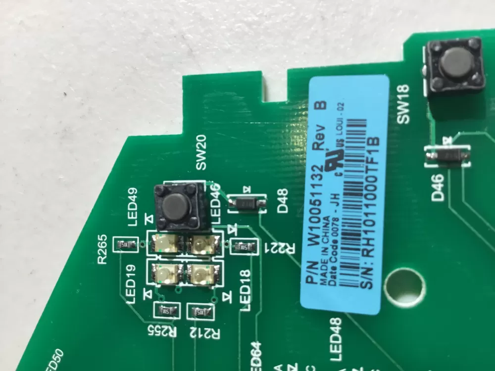 Whirlpool W10051132 W10051134 WPW10051132 Washer Control Board AZ36368 | NRV237