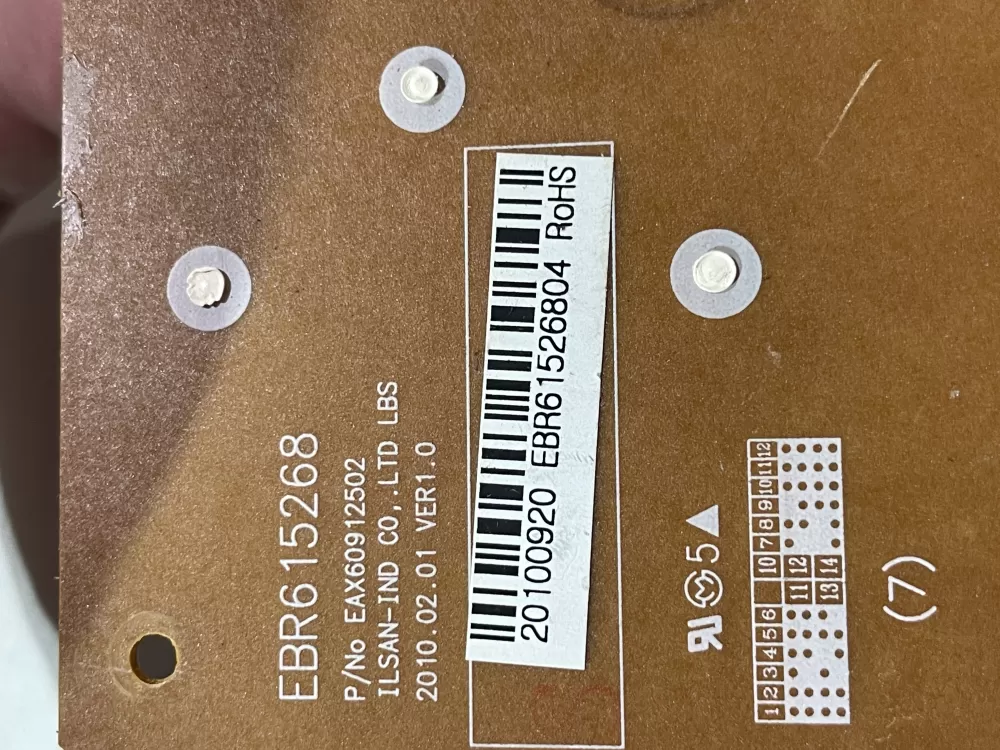 LG Kenmore EBR61526804 Refrigerator Control Board Dispenser AZ143862 | Wm2419
