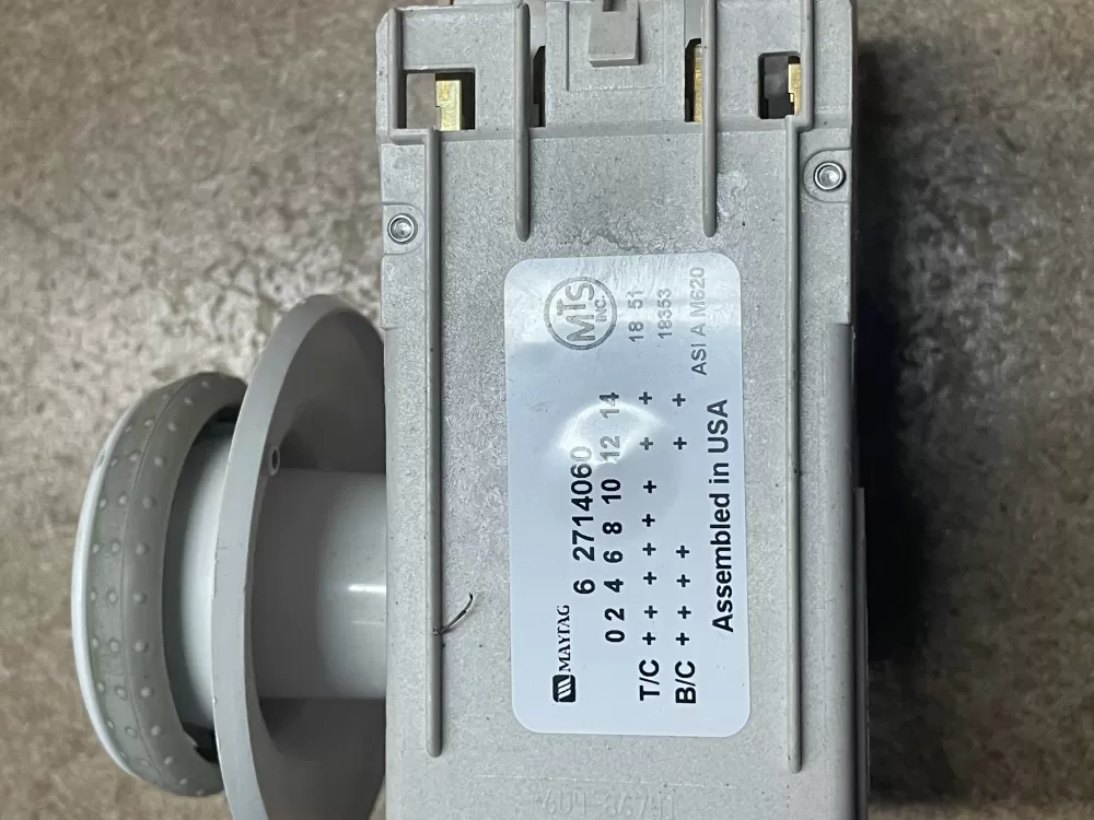 Maytag 62714060 6 2714060 2714060 WP22002867 Washer Timer AZ11528 | KM1128
