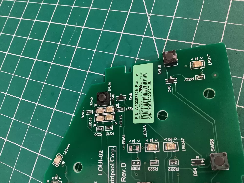 Whirlpool W10388679 W10388675 Dryer Control Board AZ185050 | NR2718