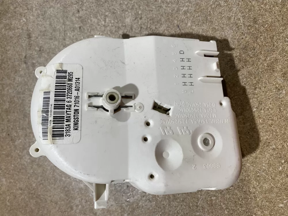 Maytag 6 3720660 Dryer Timer 6 3720660 AZ74980 | BK1606