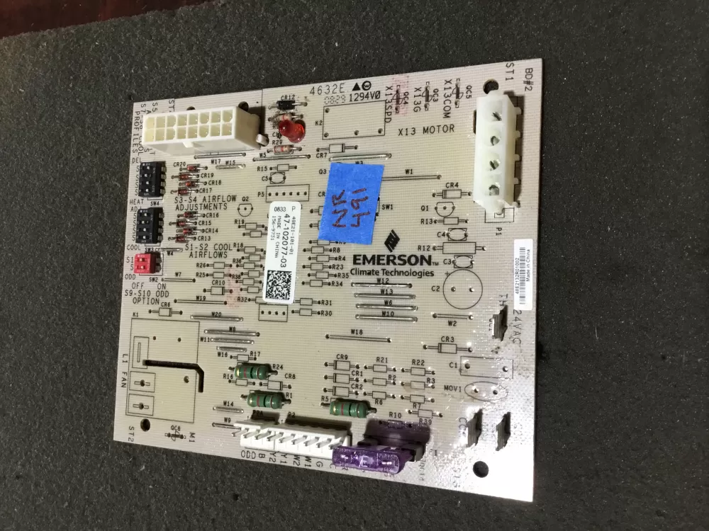 Rheem Emerson 47 102077 03 48e21 101 01  Control Board AZ109794 | NR491