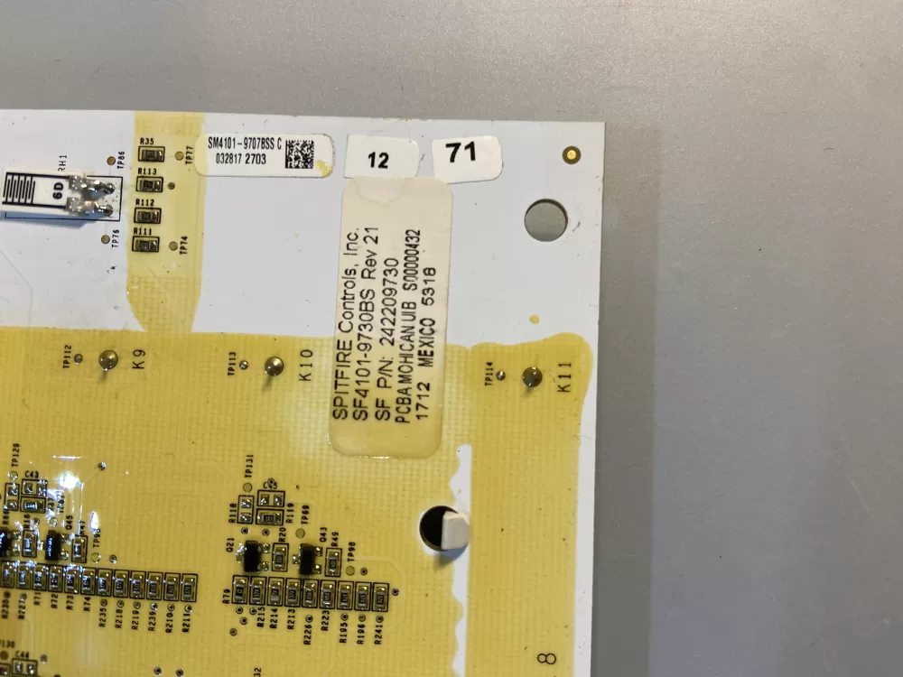 Frigidaire AP6285796 Refrigerator Display Control Board P# AZ101877 | BG1969
