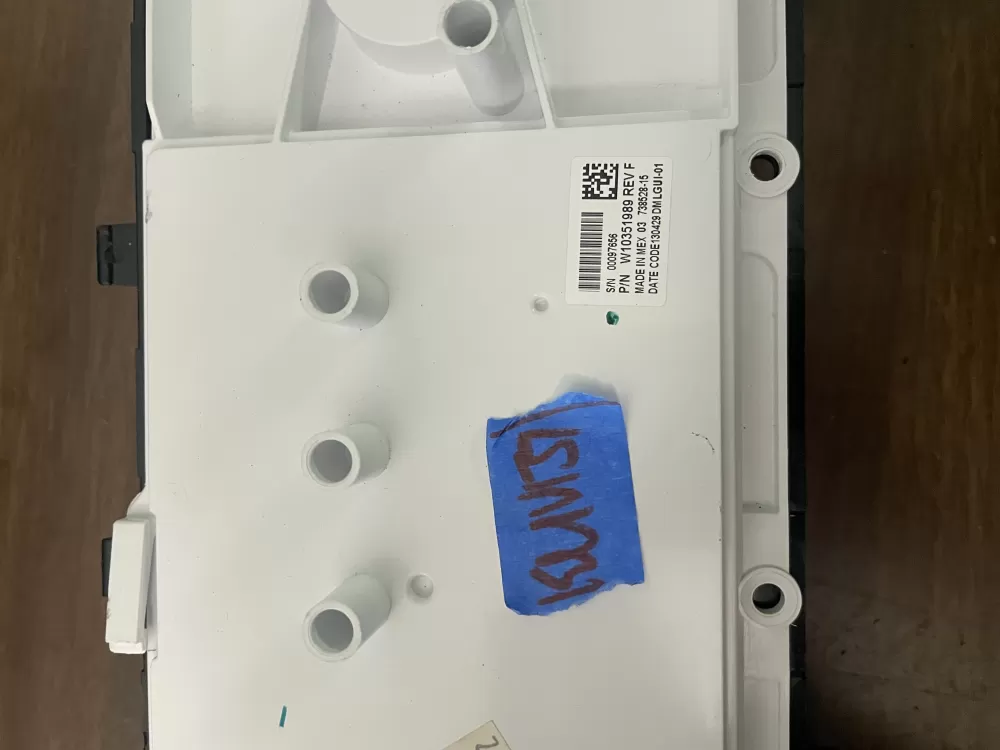 Kenmore W10272628 W10351989 Washer Interface Control Board AZ101184 | KMV137