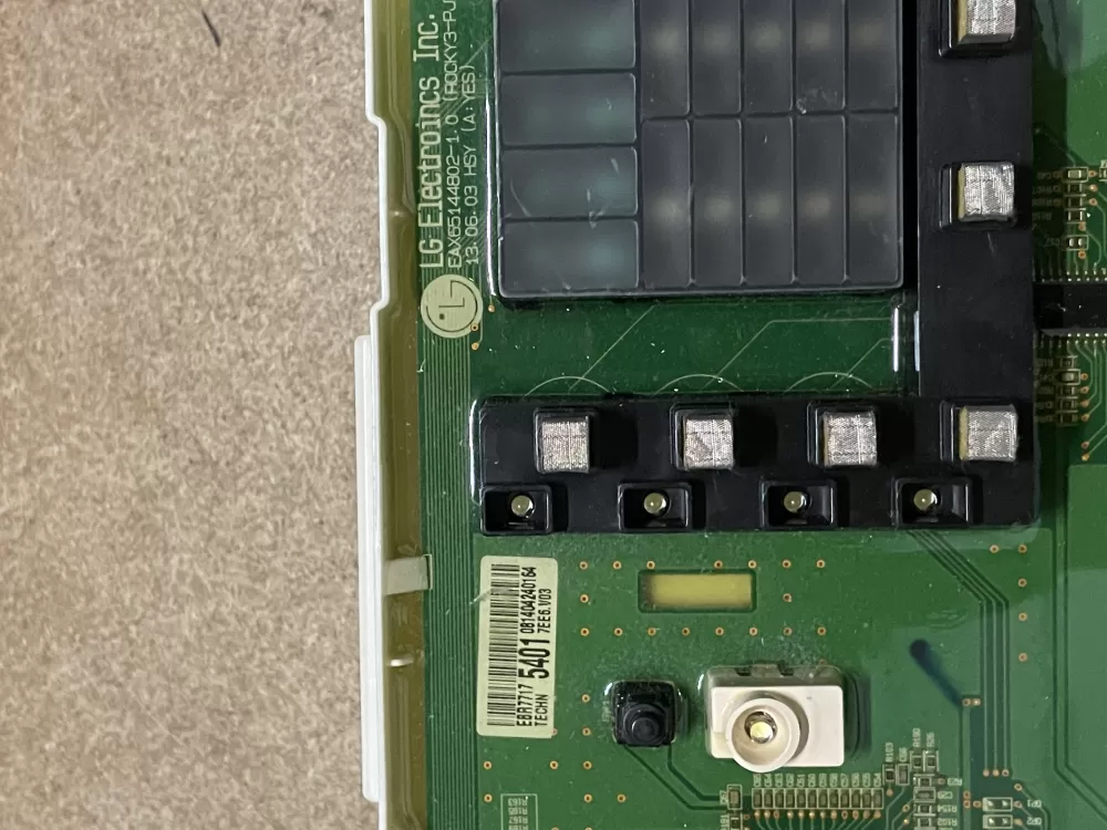 LG EBR77175401 Dryer Control Board