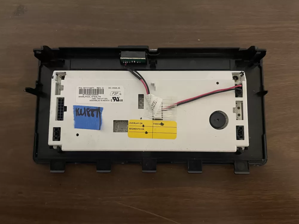 Whirlpool Amana W11106026 Refrigerator Control Board Interface AZ82592 | KM887