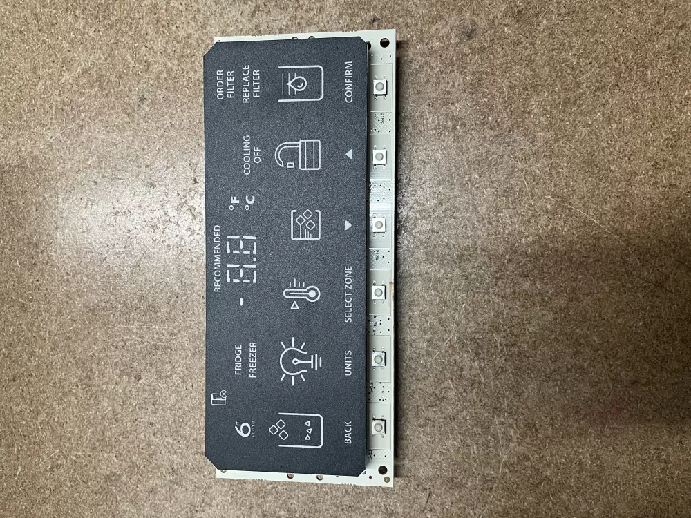 Whirlpool W10222961  W10236836 Refrigerator Display Control Board UI