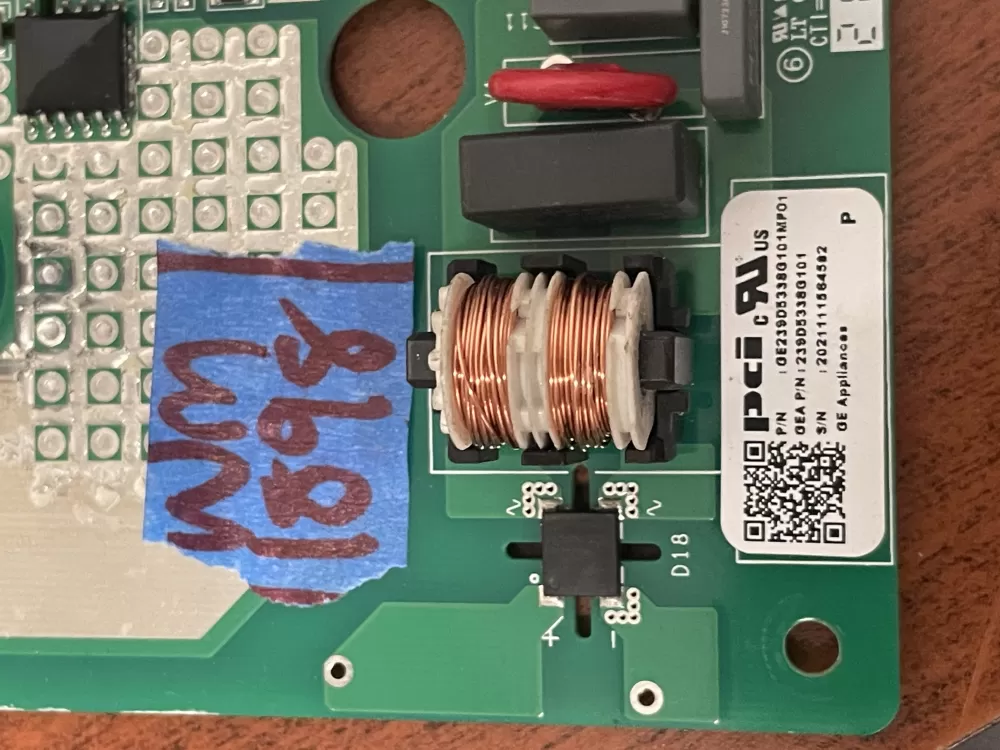 GE Refrigerator 239D5338G101 Main Control Board AZ52339 | Wm1898