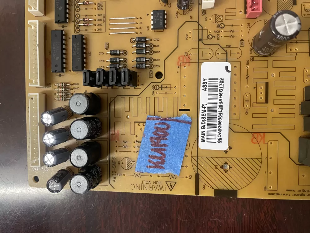 Samsung DA92 00384L DA9200384L Refrigerator Control Board AZ52210 | KM1900