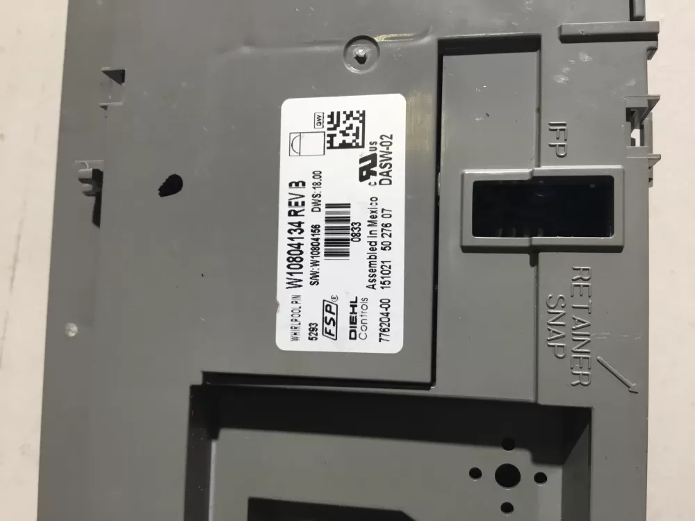 Whirlpool Kenmore Amana W10817268 Dishwasher Control Board AZ37986 | NR13