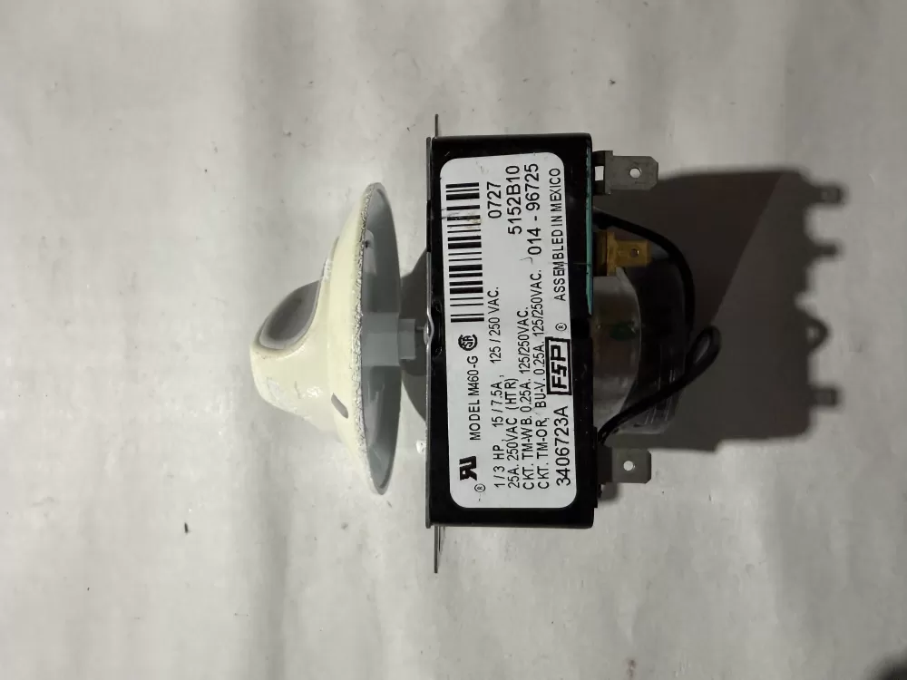 Whirlpool 3406723A 4433735 AP6008572 PS11741712 EAP11741712 Dryer Timer