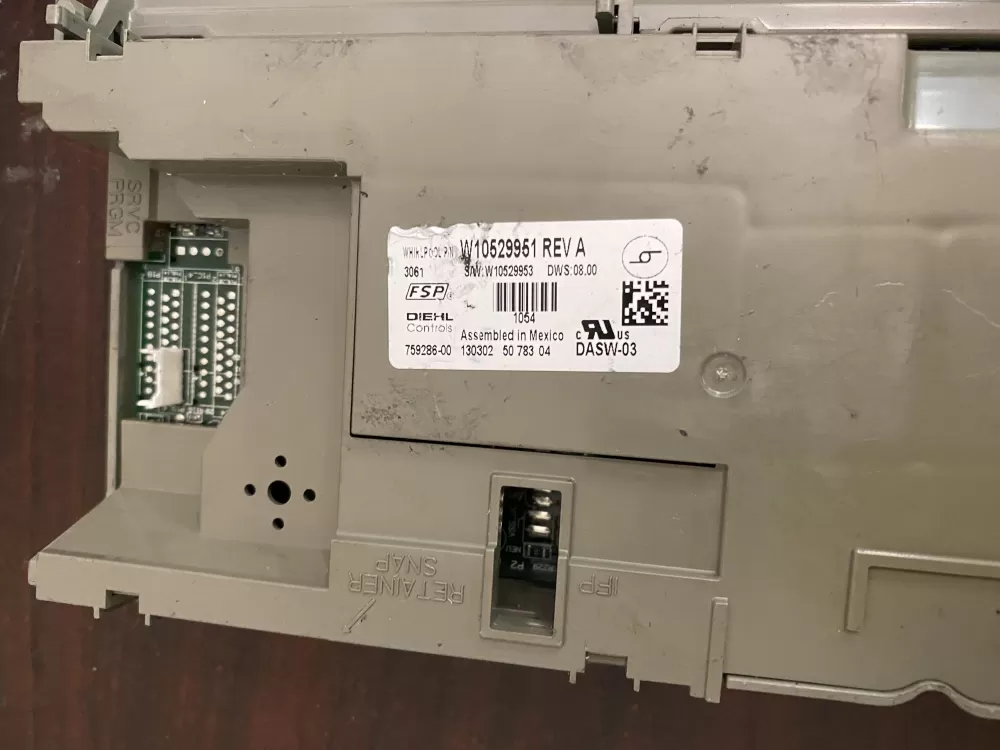 KitchenAid AP6039135 W10375784 Dishwasher Control Board AZ36909 | BK385