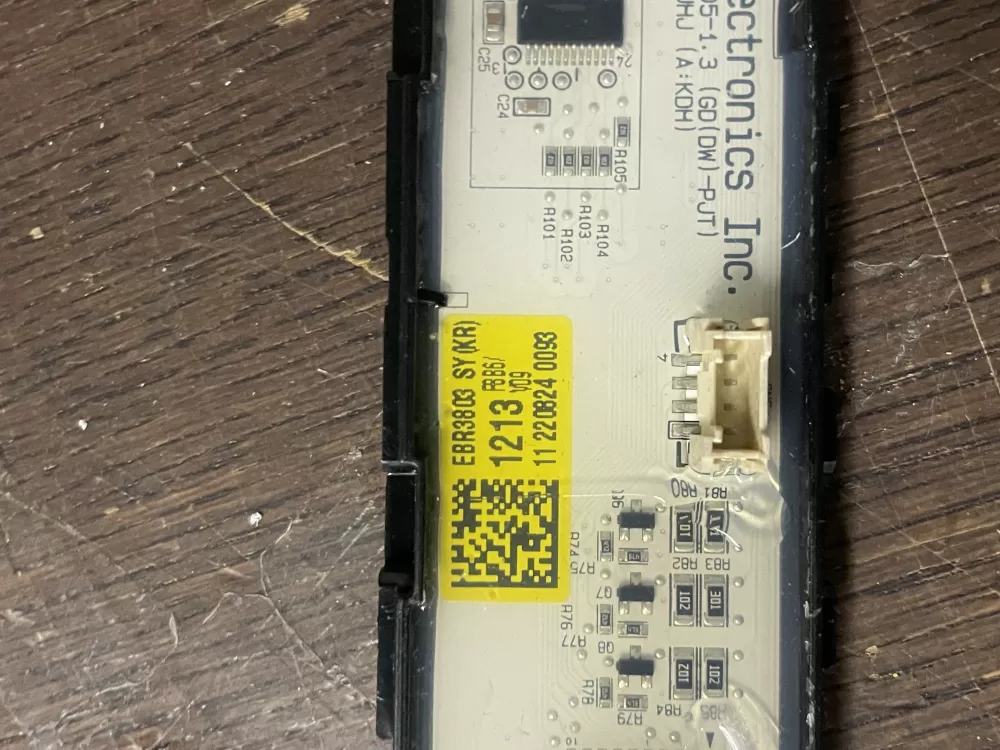 LG 3001 Dishwasher Control Board Quadra Panel Scratch AZ39452 | Wmv387