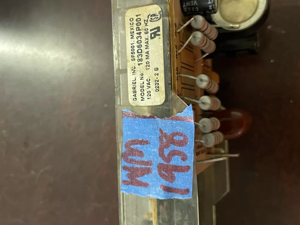 GE 183D6034P001 SF5001 Range Control Board AZ54290 | Wm1958