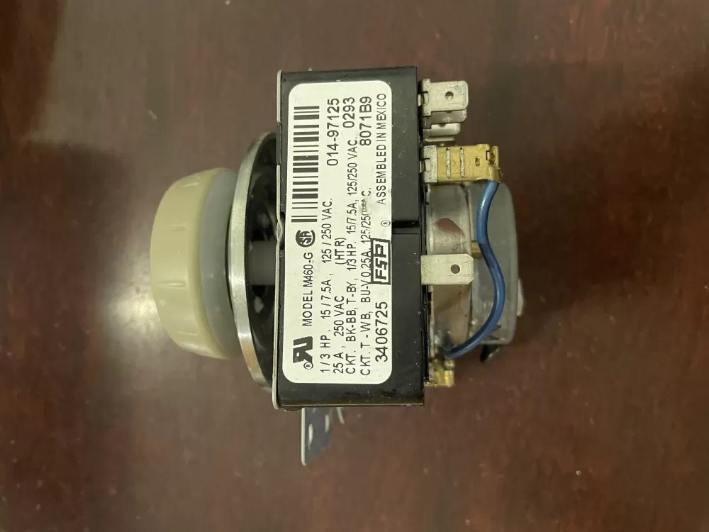 Whirlpool Maytag Amana WP3406725 3406725 AP6008573 Dryer Timer AZ57535 | KM2052