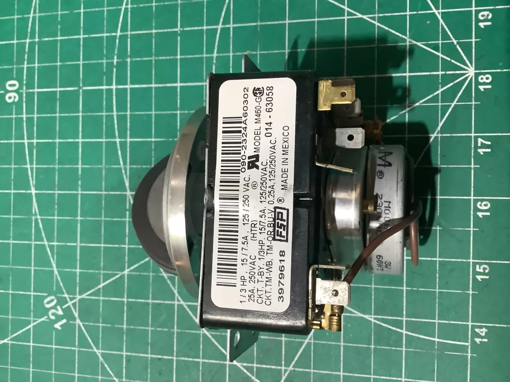 Whirlpool Amana Admiral AP6009056 3979618 3979618R Dryer Timer AZ193972 | AR125