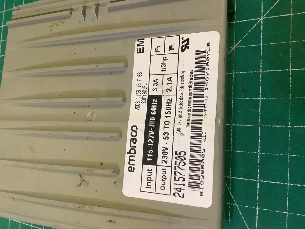 Refrigerator Inverter Board VCC3 1156 QA F 06 241577505 AZ195074 | NR657