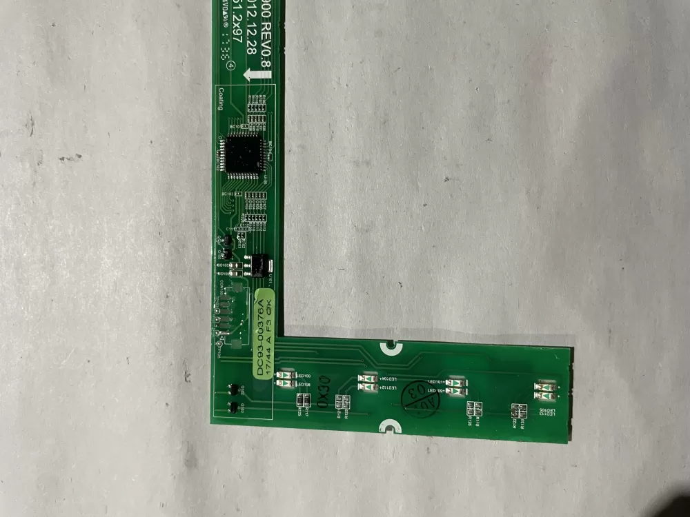 Samsung DC93-00376A Washer UI Touch Sensor Display Board AZ197071 | KM752