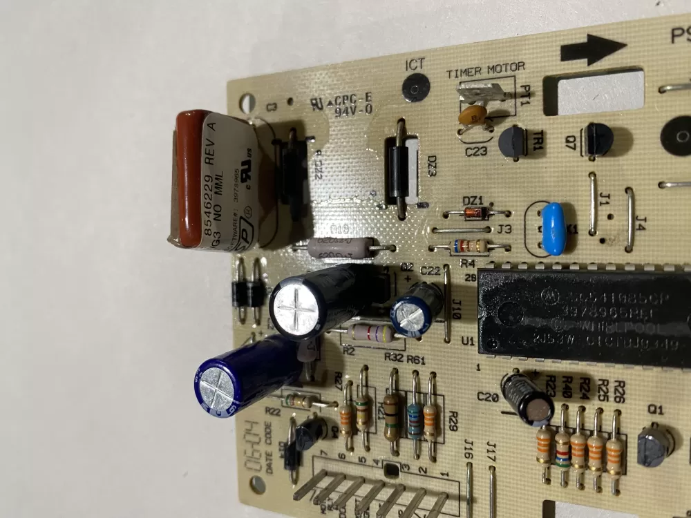 Whirlpool Kenmore W10116565 8546229 Dryer Control Board AZ185749 | BK2721