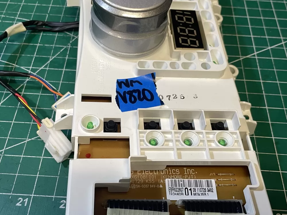 Kenmore LG Whirlpool EBR62280701 Washer Control Board AZ202362 | Wmv820