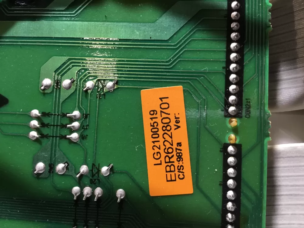 Kenmore LG Whirlpool EBR62280701 Washer Control Board AZ44836 | NRV169