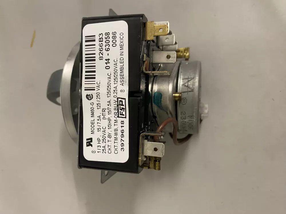 Whirlpool  Amana  Admiral AP6009056 3979618 3979618R 8299783 WP3979618 PS11742198 Dryer Timer