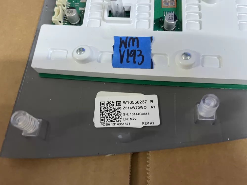 Whirlpool W10558237 WPW10558237 Washer Control Panel AZ102516 | Wmv193