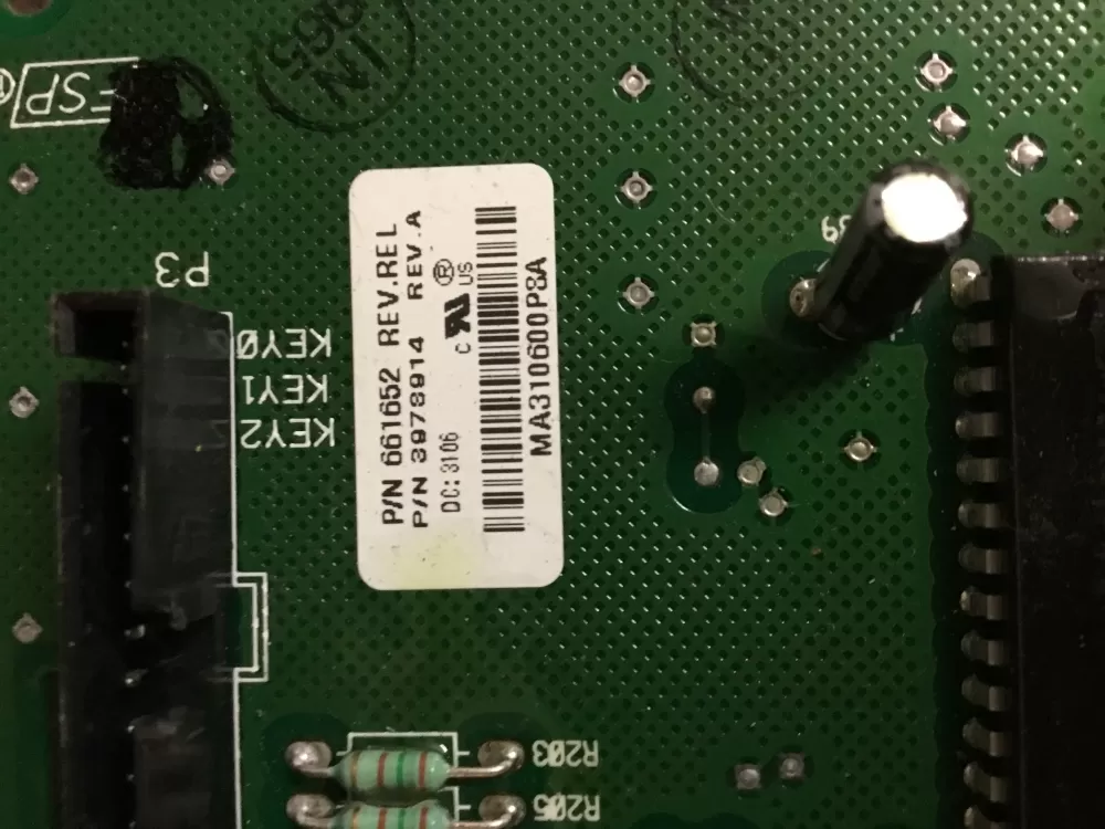 Whirlpool Kenmore Supco 661652 3978914 Dryer Control Board AZ5504 | NR810