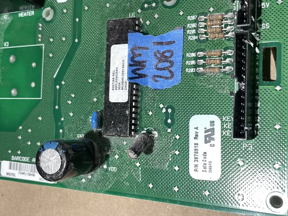 Whirlpool WP8546219 Dryer Control Board  AZ79372 | Wm2081