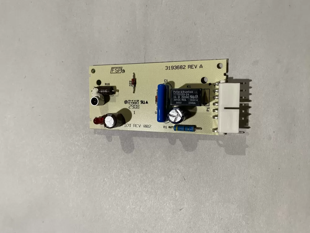 Whirlpool  Kenmore  Maytag  KitchenAid W10757851  AP5956767  W11629974  4389102  2198585  2198586  2220398  2220402  2255114  3452789  4388635  4389102R  PS10064583  TJ4389102R  W10193666  W10193840  W10290817 Refrigerator Ice Control Board