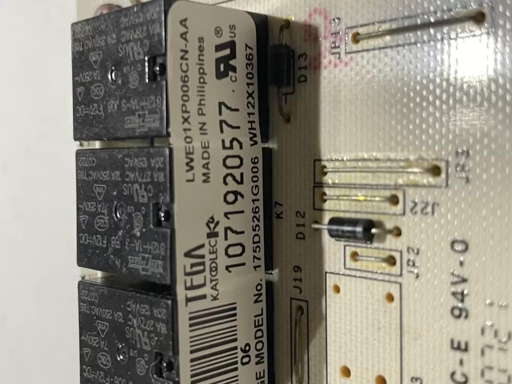 Whirlpool WH12X10398 WH12X10367 Washer Control Board AZ191370 | Wm822