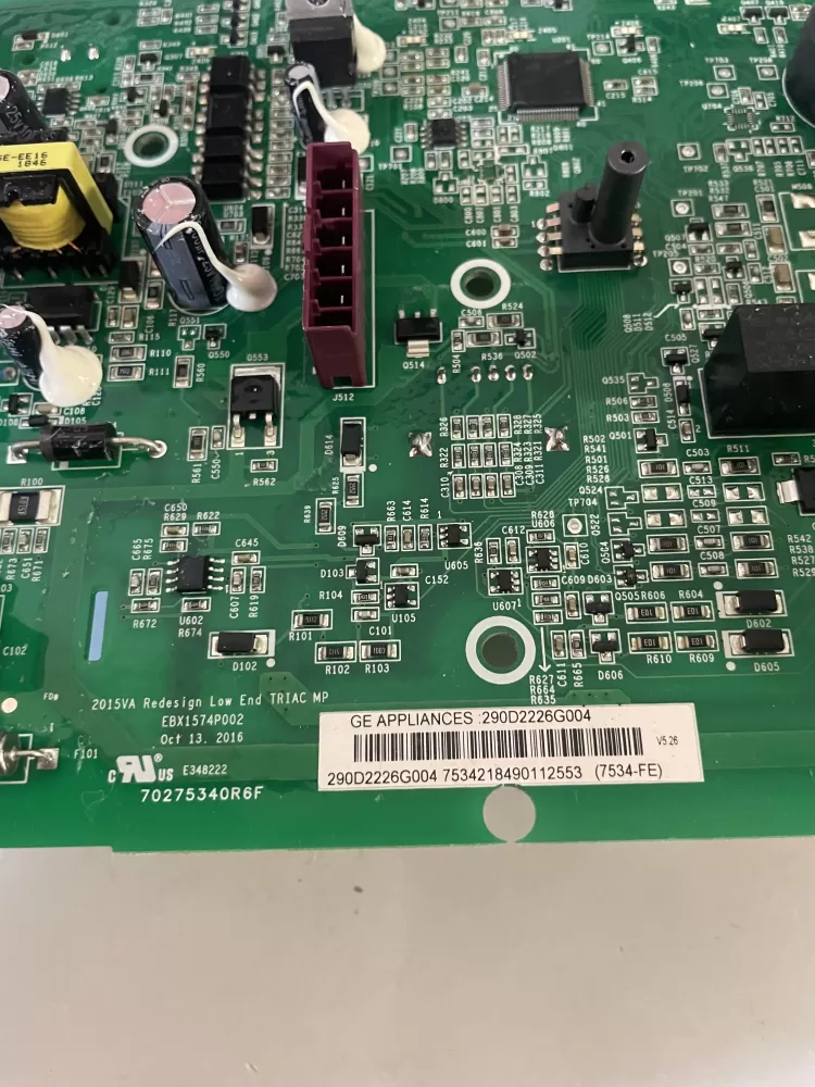 GE WH22X36498 290D2226G004 Washer Control Board AZ122898 | KMV212