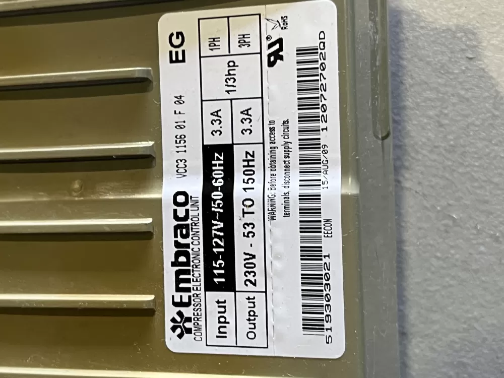 GE 519303021 Refrigerator Invter  Control Board AZ42922 | 127