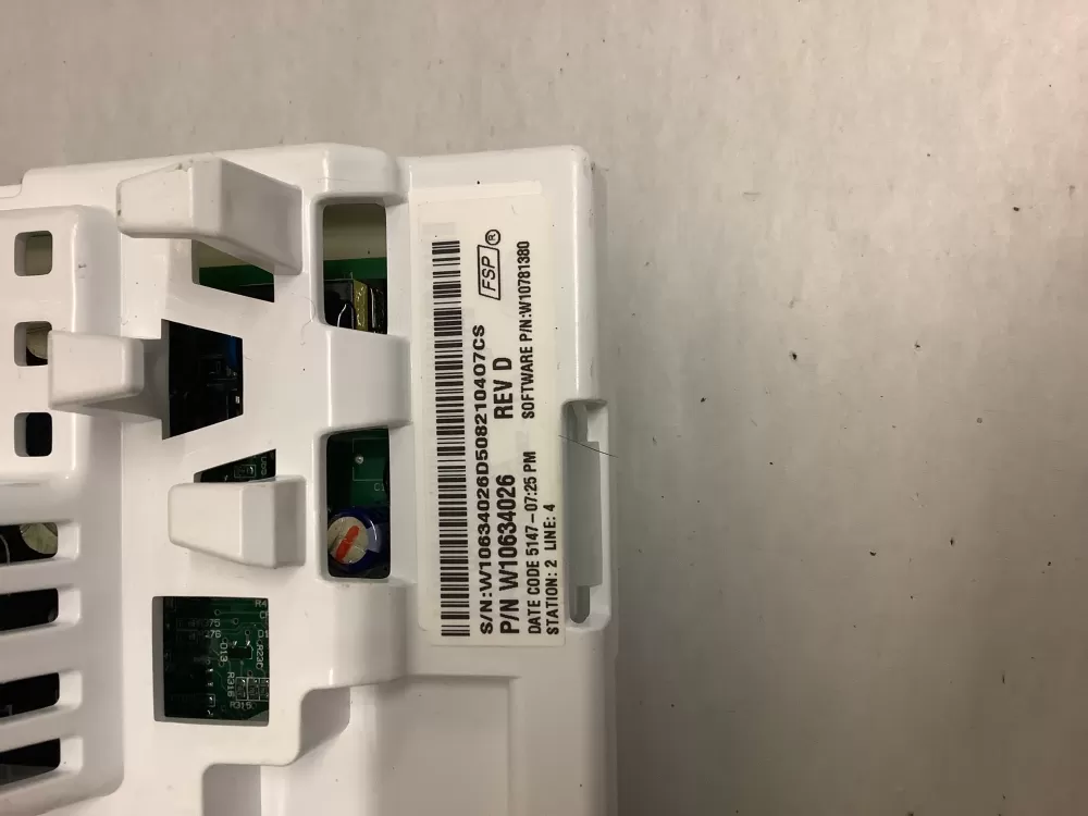 Whirlpool AP5951723 W10634026 PS10056798 Washer Control Board AZ199712 | ZC2781