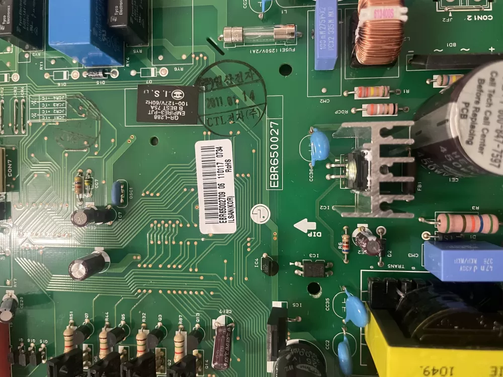 LG  Kenmore EBR65002709 EBR65002715 PS3645667 Refrigerator Control Board