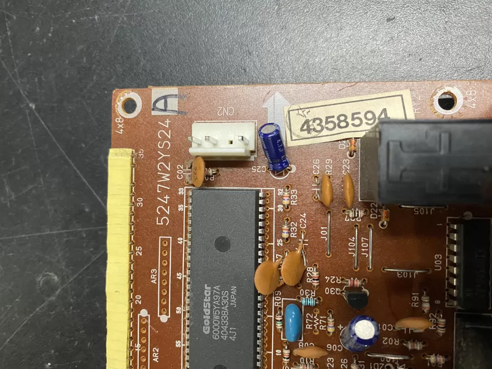 Whirlpool Microwave Control Board 5247W2YS24  4358593  4358594 AZ22363 | BK1119