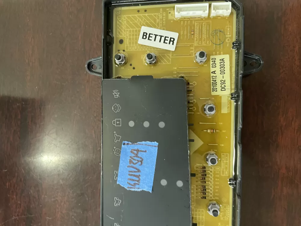 Samsung DC41 00133A DC92 00303A Washer Control Board AZ36631 | KMV304